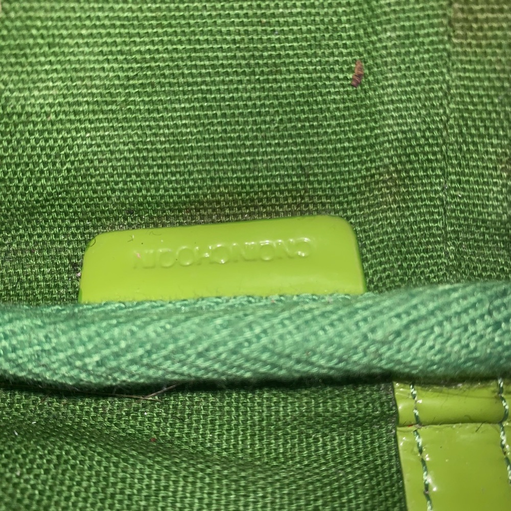 BURBERRY “All Over Perspex” Green Transparent PVC Tote Bag + Pouch - Picture 5 of 9